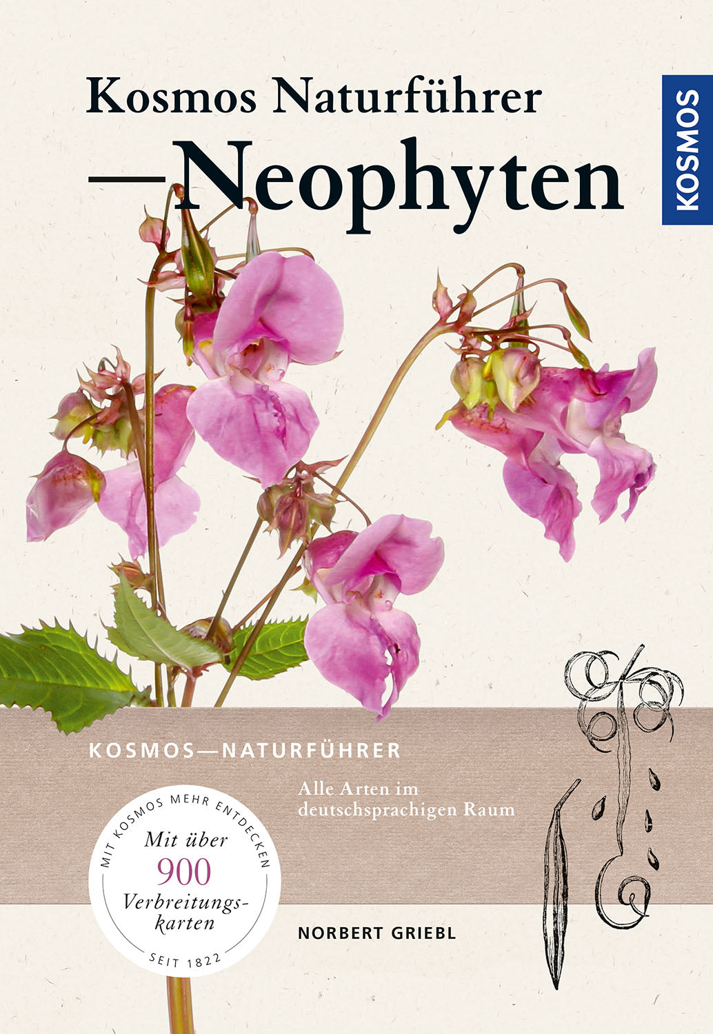 Das Cover zeigt Drüsiges Springkraut und natürlich Autor und Titel
